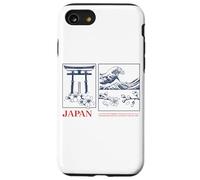 Japan Zen Art Tee - Torii, Wave & Sakura Esthétique Design Coque pour iPhone SE (2020) / 7/8