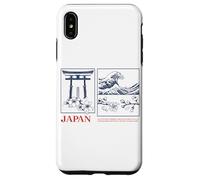 Japan Zen Art Tee - Torii, Wave & Sakura Esthétique Design Coque pour iPhone XS Max