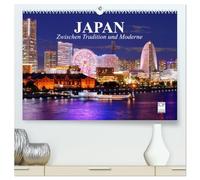 Japan. Zwischen Tradition und Moderne (hochwertiger Premium Wandkalender 2026 DIN A2 quer), Kunstdruck in Hochglanz: Japans pulsierendes Leben inmitten von Tradition und Moderne