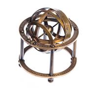 JapanAttitude Sphère armillaire en Laiton Astronomie 9cm Vintage Pirate Steampunk Globe