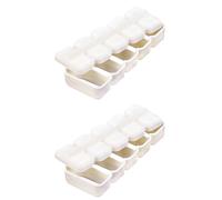 JapanBargain 3255 Lot de 2 moules à onigiri japonais rectangulaires pour machine à sushis Nigiri Maker Moule à boules de riz fabriqué au Japon