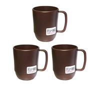 JapanBargain, Tasse japonaise en plastique incassable, tasse à café de camping, tasse à jus de lait, thé et eau pour voyage, sans BPA, non toxique, passe au micro-ondes, lave-vaisselle, 355 ml,