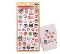 Japanese 3D Decal Sheets - Adorable Small Stickers for Kids Girls | Ideal for Halloween Scrapbook, Classroom Activities, Phone Decoration, Journaling, Crafting, DIY, School Supplies