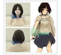 Japanese Anime Princess Mononoke Black wig San wig Mononoke Hime Cosplay wig Costumes