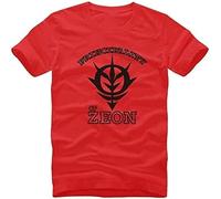 Japanese Anime Principality of Zeon Mens Men T Shirt T-Shirt Short Sleeve Cotton Tshirt Tee Camisetas Masculina