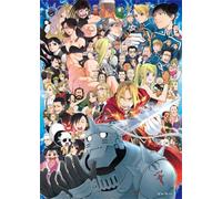 Japanese Animes Fullmetal Alchemist - Puzzle 1000 Pieces - Colourful Art Jigsaw - Adult Family Fun Toys Posters 52x38cm