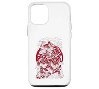 Japanese Art Cat Ninja Ukiyo-e Anime Style Samurai Cat Coque pour iPhone 12/12 Pro