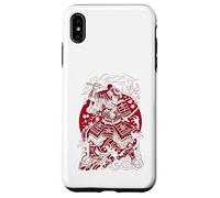 Japanese Art Cat Ninja Ukiyo-e Anime Style Samurai Cat Coque pour iPhone XS Max
