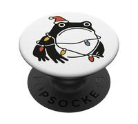 Japanese Art Frog Funny Ugly Christmas Men Women Kids PopSockets PopGrip Adhésif