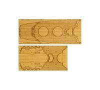 JAPANESE BATTLESHIP YAMATO WOODEN DECK SHEET (WOODEN MODEL)