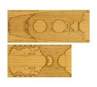 JAPANESE BATTLESHIP YAMATO WOODEN DECK SHEET (WOODEN MODEL) G