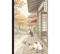 Japanese Cats Journey: A Visual Journey & Guided Notebook: 38 Hand-Drawn Pencil Illustrations of Cats in Japan | Premium 6 x 9 Hardcover Notebook for Writing and Reflection