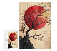 Japanese Cherry Blossom Art Print Puzzle 1000 Pièces Educa Jouet en Bois Cadeau Unique Décoration Intérieure Jeu Éducatif Challenge Toy Adultes Et Enfants À Partir De 14 Ans 1000 PCS
