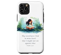 Japanese Christian Anime - Psalms 119:11 Thy Word Have I Hid Coque pour iPhone 11 Pro
