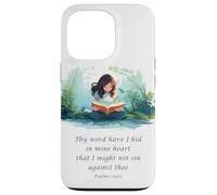 Japanese Christian Anime - Psalms 119:11 Thy Word Have I Hid Coque pour iPhone 13 Pro