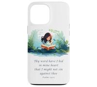 Japanese Christian Anime - Psalms 119:11 Thy Word Have I Hid Coque pour iPhone 13 Pro Max