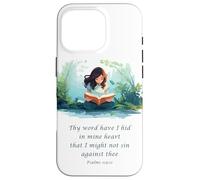 Japanese Christian Anime - Psalms 119:11 Thy Word Have I Hid Coque pour iPhone 16 Pro