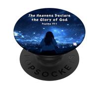 Japanese Christian Anime - Psalms 19:1 The Heavens Declare PopSockets PopGrip Adhésif