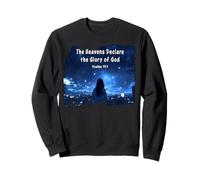 Japanese Christian Anime - Psalms 19:1 The Heavens Declare Sweatshirt
