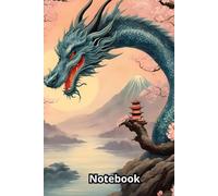 Japanese Dragon (MIRROR) Vintage Notebook for Men & Women:: Notepad for Writing, Drawing, Sketching, 110 Lined Pages 6"x9"