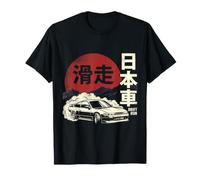 Japanese Drift Car Retro Poster Street Racing Graphic Tee T-Shirt