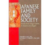 Japanese Family and Society Tongo Takebe (Auteur)