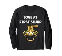 Japanese Food Funny Ramen Quote Love at First slurp Manche Longue