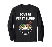 Japanese Food Funny Ramen Quote Love at First slurp Manche Longue