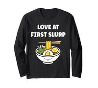 Japanese Food Funny Ramen Quote Love at First slurp Manche Longue