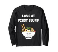 Japanese Food Funny Ramen Quote Love at First slurp Manche Longue