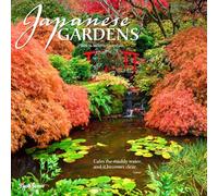 Japanese Gardens Calendrier mural 2025 30 x 61 cm Monthly Square sans plastique