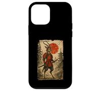 Japanese Gazelle Samurai Warrior Vintage Ukiyo-e Art Graphic Coque pour iPhone 12 Mini