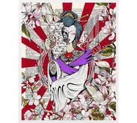 Japanese Geishas Woman Oil Painting Posters - 1000 Pièces - Puzzle d'art Abstrait - Jouets De Décompres Sion pour La Famille - Jeu De Puzzles pour Adultes - Décoration Murale pour La Maison Zx219Ap