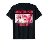 japanese girly Nerd Waifu cosplay anime paused talk fast T-Shirt