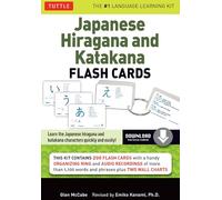 Japanese Hiragana & Katagana Flash Cards Kids /Anglais Tuttle (Auteur)