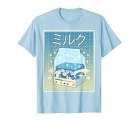 Japanese Kawaii Milk Carton Kanagawa Wave Lofi Aesthetic T-Shirt