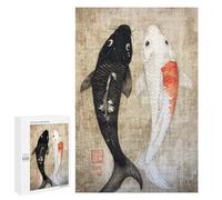 Japanese Koi Fish Painting-1 Puzzle 1000 Pièces Educa Jouet en Bois Cadeau Unique Décoration Intérieure Jeu Éducatif Challenge Toy Adultes Et Enfants À Partir De 14 Ans 1000 PCS