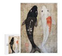 Japanese Koi Fish Painting-1 Puzzle 500 Pièces Educa Jouet en Bois Cadeau Unique Décoration Intérieure Jeu Éducatif Challenge Toy Adultes Et Enfants À Partir De 14 Ans 500 PCS