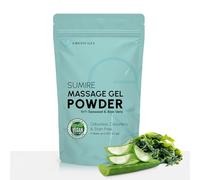 Japanese Massage Gel Powder 500g - Sumire Edition (Nori Seaweed & Aloe Vera), Made in Japan, Vegan, Odorless, Tasteless, Stain-Free, Reasable Sachet, No Paraben and Glycerin, Makes Up to 50 Liters