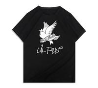 Japanese Print Love Lil.Peep Men T Shirt Harajuku Cotton T-Shirts Streetwear Tee Tops Clothing Funny Hot Black XXL