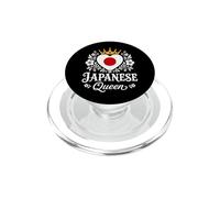 Japanese Queen Japan Flag Proud Japanese Woman PopSockets PopGrip pour MagSafe