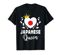 Japanese Queen Japan Flag Proud Japanese Woman T-Shirt