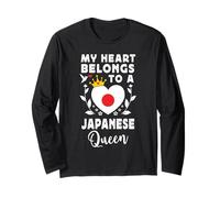 Japanese Queen Japanese Wife Girlfriend Japan Flag Manche Longue