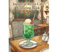 Japanese Retro Cafe Coloring Book