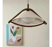 Japanese Retro Wooden Art E27 Pendant Light Living Room Bedroom Restaurant Chandelier Decor Handmade Lamps
