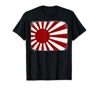 Japanese Rising flag Sun samurai Kamikaze VINTATGE T-Shirt