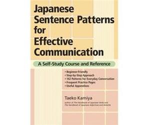Japanese Sentence Patterns For Ef Taeko Kamiya, (Auteur)