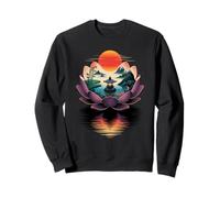 Japanese Style Art Fleur De Lotus Jardinage Sweatshirt
