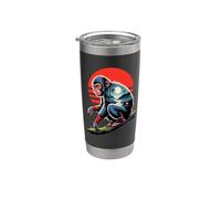 Japanese Style Art Ninja Macaque Macaques Gobelet isotherme en acier inoxydable double paroi