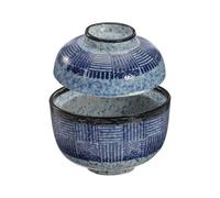 Japanese Style Bowl 250 ml Soup Cup with Lid Microwave Safe Ceramic Soup Bowl for Use at Home and Restaurants